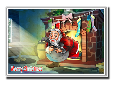 Felicitas� Christmas Cards for Kids and Children by Fine Art Cards Limited.