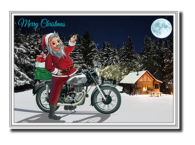 Felicitas� Unusual Christmas Cards for him by Fine Art Cards Limited.