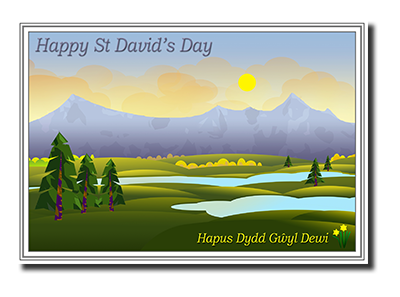 Felicitas� St David�s Day Cards by Fine Art Cards Limited.