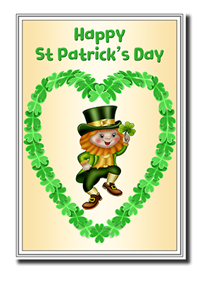Felicitas� St Patrick�s Day Cards by Fine Art Cards Limited.