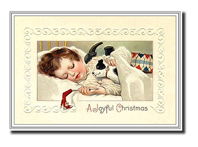 Felicitas� Dog Christmas Cards by Fine Art Cards Limited.