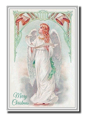 Felicitas� Angel Christmas Cards by Fine Art Cards Limited.