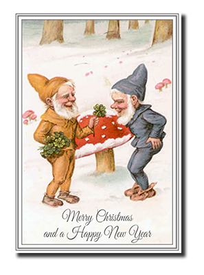 Felicitas� Elf Christmas Cards by Fine Art Cards Limited.