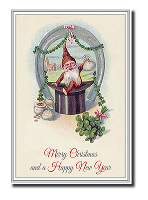 Felicitas� Elf Christmas Cards by Fine Art Cards Limited.