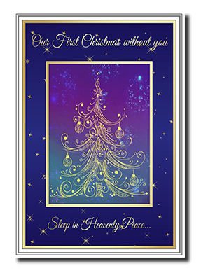 Felicitas� First Christmas without a loved one cards by Fine Art Cards Limited.
