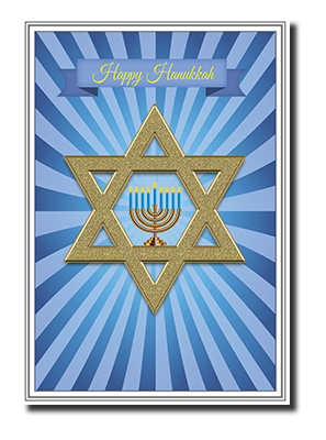 Felicitas� Hanukkah Cards by Fine Art Cards Limited.
