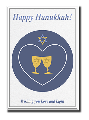 Felicitas� Hanukkah Cards by Fine Art Cards Limited.